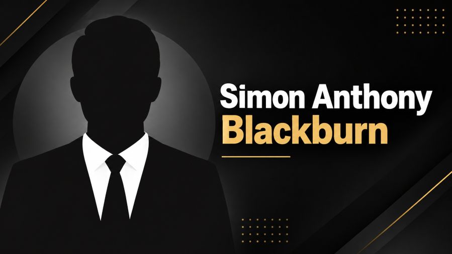 Simon Anthony Blackburn, son of Tony Blackburn and Tessa Wyatt